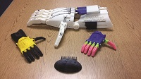 Cedar Park Elementary School students designed adaptations for a prosthetic hand